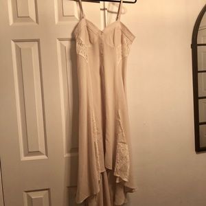 Kimchi Blue lace detail button down dress